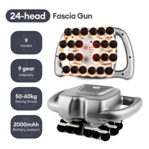 16-Head Fascia Gun High-Frequency Vibration Body Massage