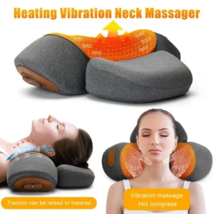 Electric Neck Massager Pillow Cervical Stretcher